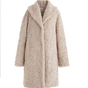 New Chicwish Teddy Coat In sand